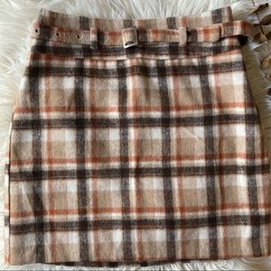 Plaid Mini Skirt
